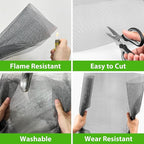 Replacement Window Screens, 59X106 Inch Durable Window Screen Mesh - Image 5