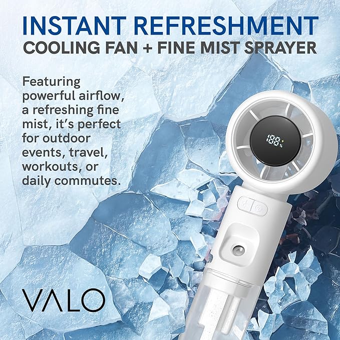 Valo Portable Rechargeable Fan - Image 2