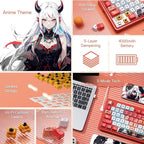 Redragon K673 PRO SE 75% 81 Keys Wireless Gasket RGB Gaming Keyboard, 3-Mode - Image 2