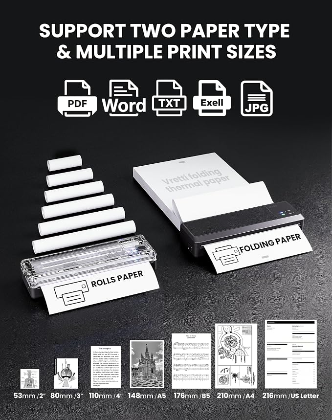 vretti P83 Portable Printers Wireless - Image 7