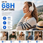 MIDOLA Bluetooth Headphones Over Ear 68H Playtime 6 EQ Wireless Headset - Image 2