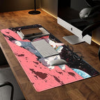 Cat Desk Mat Full Desk Mouse Pad Gaming Mat XXL, Fun Desktop Mats Computer - Image 2