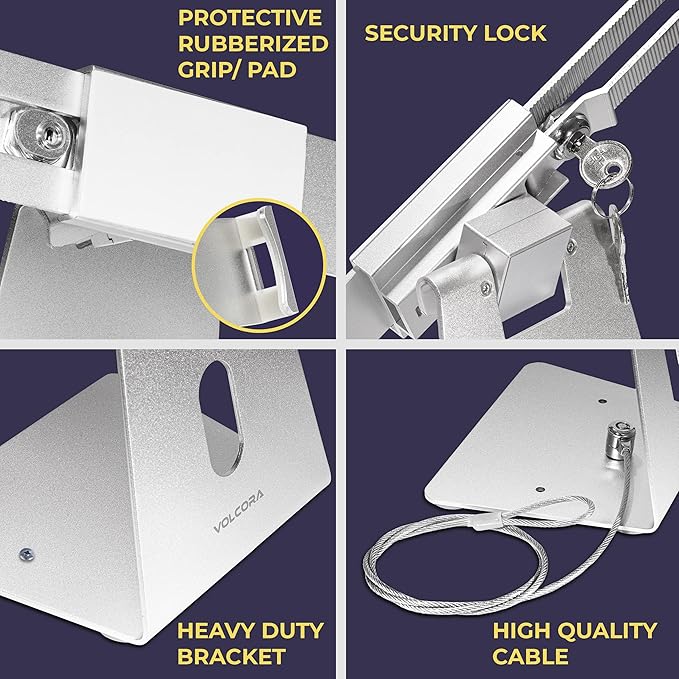 Volcora Anti-Theft Tablet Stand iPad Security Holder - Image 4