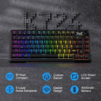 Redragon K724 PRO Wireless Gasket Gaming Keyboard w/Hype Screen & Knob - Image 2