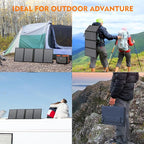 60W Solar Panel for Portable Power Station, Foldable Solar Panel - Image 6