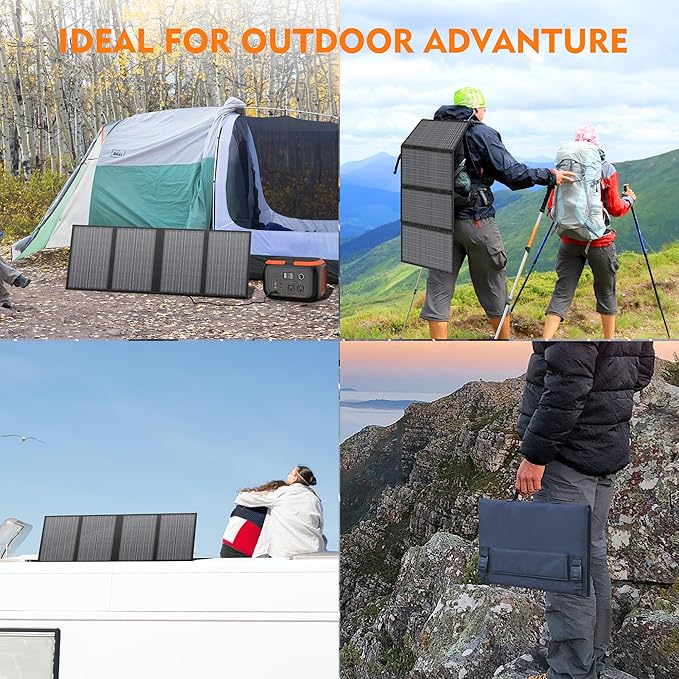 60W Solar Panel for Portable Power Station, Foldable Solar Panel - Image 6