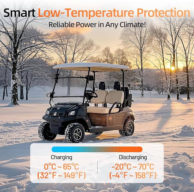 4PCS 48 Volt Lithium Battery for Golf Cart - Image 9