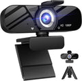 Full HD 1080P Webcam with Microphone, Wide Angle, Rotatable Tripod, Privacy by Unknown