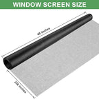 48"X236" Window Screen Replacement Kit, 6 in 1 Window Screen Door Repair Kit - Image 3