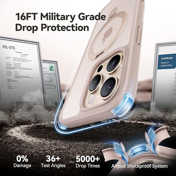 CASEKOO Designed for iPhone 16 Pro Case - Image 5