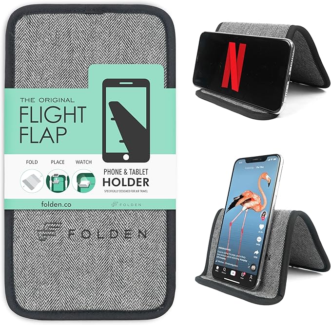 Folden Phone & Tablet Holder Stand 9x5” – Flexible Stand by FlightFlapbyFolden