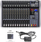 Pro DJ Mixer 12-Channel Audio Console - Image 9