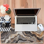 Large Mouse Pad Abstract Marble Gaming Desk Pad Computer Keyboard Non-Slip - Image 6