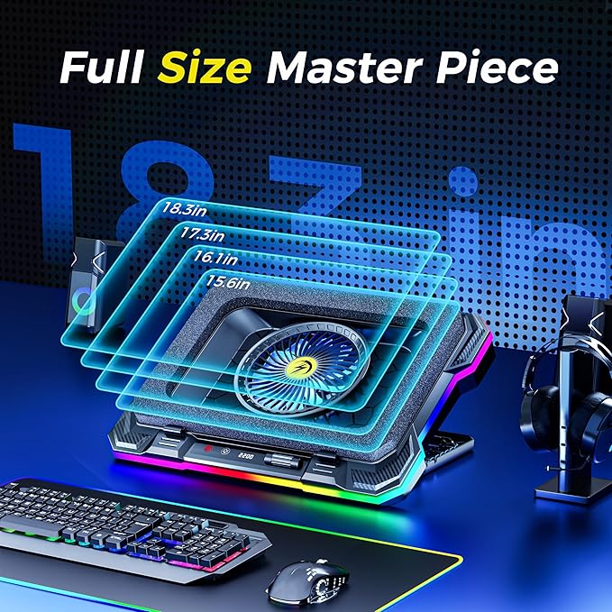 AICHESON Gaming RGB Laptop Cooling Pad - Image 6