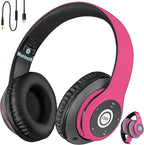 iJoy Bluetooth Headphones Over Ear, Wireless and Wired Foldable Headset by iJoyBrand