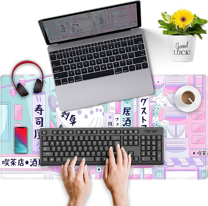Pastel Tokyo Street Cute Desk Mat - Image 4