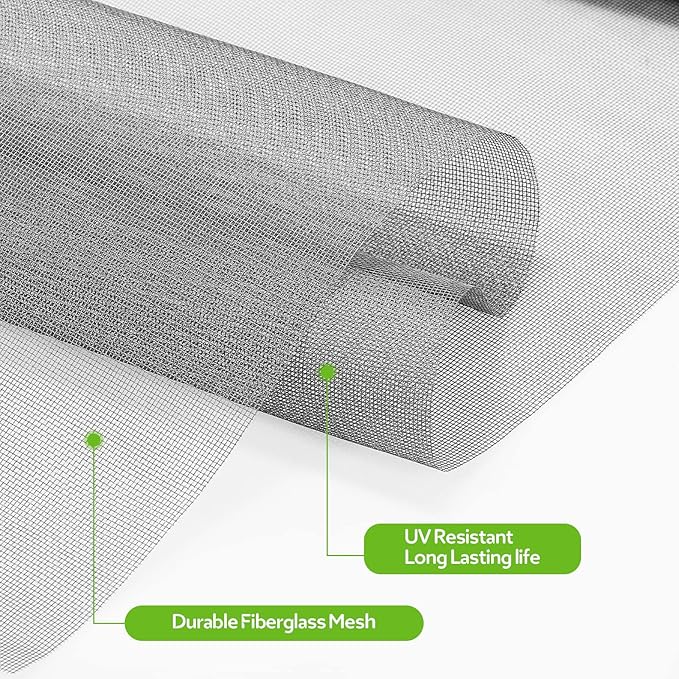 FLYZZZ Window Screen Door Repair Kit, 7-in-1 Sliding Patio Door & Screen Door - Image 3