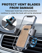 Car Phone Holder Mount for Air Vent, 360° Adjustable Vent Clip, Compatible - Image 8