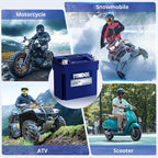 TYKOOL YTX20CH-BS Lithium LiFePO4 Motorcycle Battery, 12V 8Ah, Built in BMS - Image 3