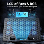 KeiBn Laptop Cooling Pad, Gaming Laptop Fan Cooling Pad - Image 3