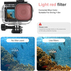 FitStill 164FT/50M Waterproof Case&3 Filters&Floating Hand Grip Stick Set - Image 4
