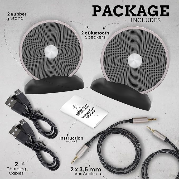Stereo Bluetooth Speakers - Image 9