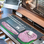 2-in-1 Ergonomic Set, Wave Keyboard Wrist Rest and Massage Slope Mouse Pad - Image 5