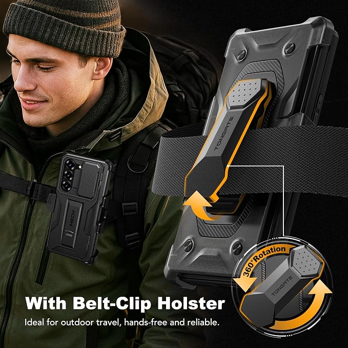 TONGATE for Z Fold 6 Case, Full-Body Military Drop Phone Case for Samsung - Image 8