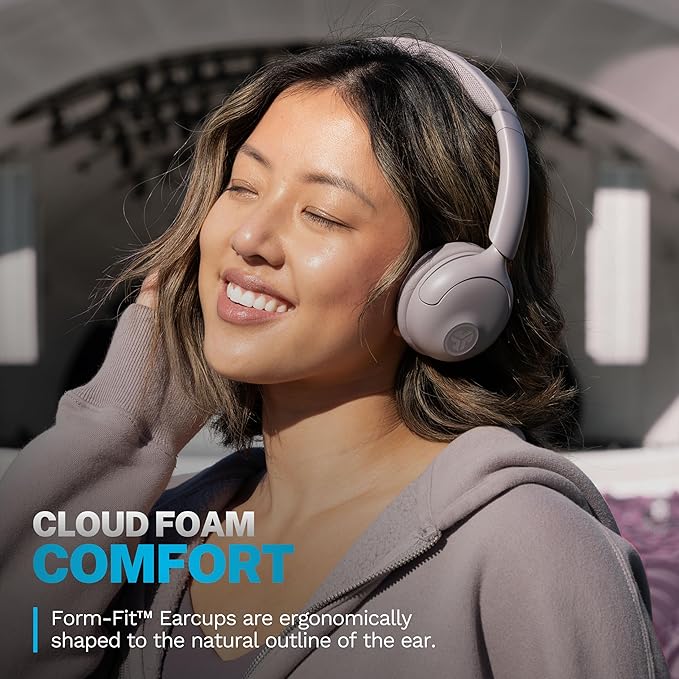 JLab Go Lux ANC Wireless Headphones, Hybrid Active Noise Cancelling, Premium - Image 5