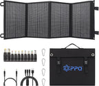PPQ 40W Portable Solar Panel Kit 18V/2.2A, 3lb Foldable Briefcase Solar Charger by Unknown