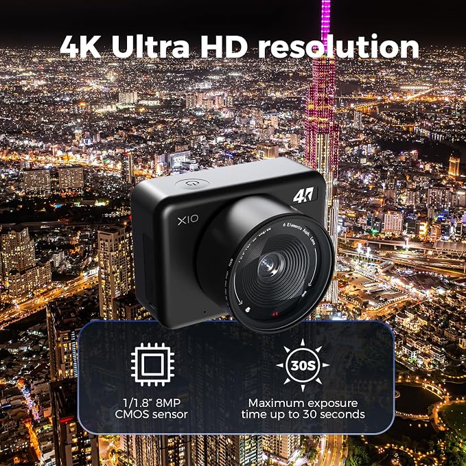ATLI X10 4K Time Lapse Camera 30 FPS Video Wi-Fi App Control Ultra-Low Power - Image 4