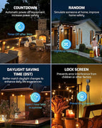 DEWENWILS Outdoor Timer Outlet Waterproof, Outdoor Digital Timer - Image 3