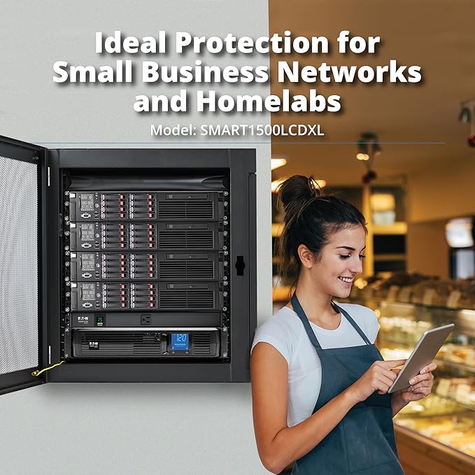 Tripp Lite SMART1500LCDXL 1500VA Rack Mount UPS Battery Backup - Image 3