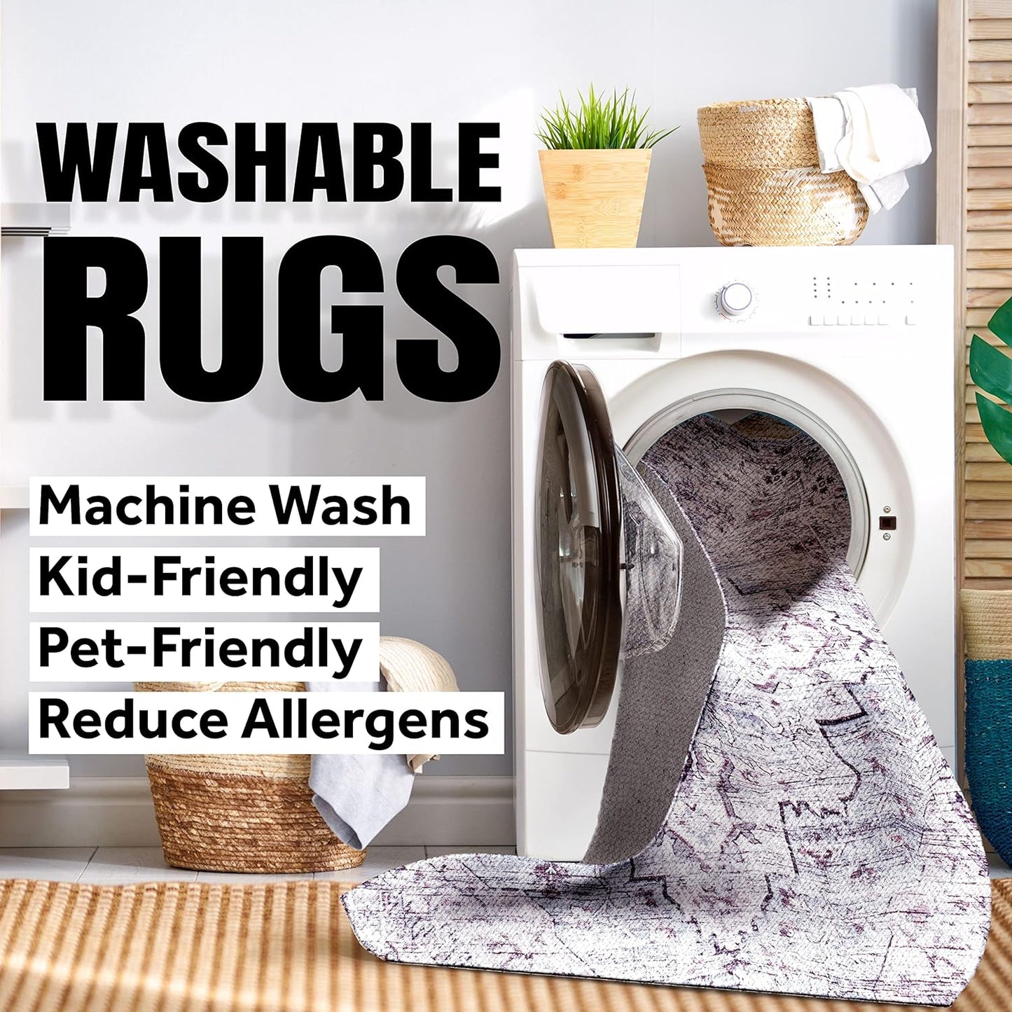 JONATHAN Y Machine-Washable Cream/Multi Runner Rug, 2x8, Kingdarr T-Rex Modern, Casual, Kids & Novelty for Living Room, Dining Room, Bedroom, Kitchen Easy-Cleaning, Non-Shedding (KDW103A-28)
