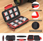 Kiorafoto 12 Slots SD SDHC SDXC Card Holder Case Professional Water-Resistant - Image 5