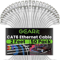 GEARit Cat 6 Ethernet Cable Cat6 Network Patch, Snagless Cord, Internet by GEARit