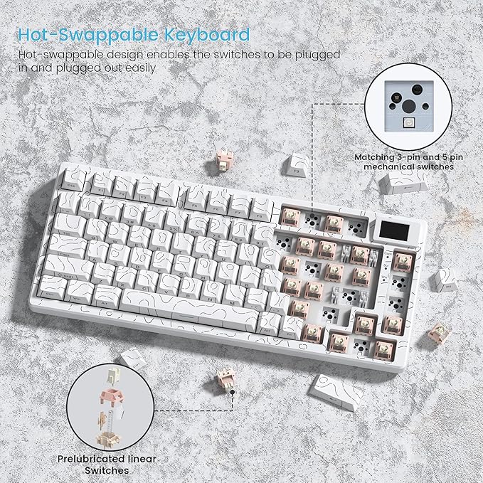Womier SK80 75% Percent Keyboard - Image 5