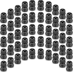 QILIPSU 50pcs 1/2" NPT Cable Gland Waterproof IP68 Nylon Cable Pass Through by QILIPSU