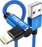 iPhone Charger 6FT 90 Degree iPhone Charging Cable 2 Pack MFi Certified USB by Dasku