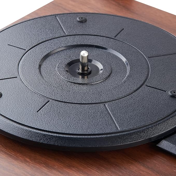 Amazon Basics Desktop Turntable Vinyl Record Player - Image 6