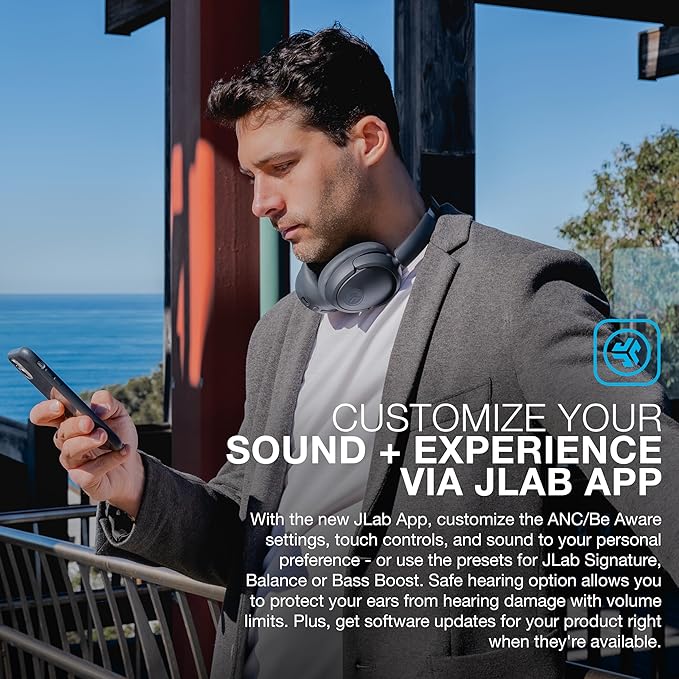 JLab JBuds Lux ANC Wireless Headphones, Hybrid Active Noise Cancelling - Image 5