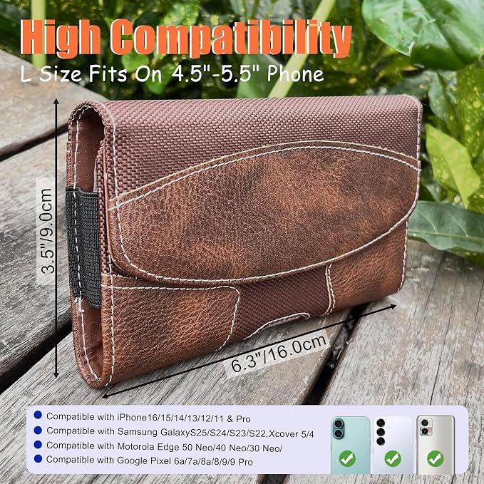 Leather Phone Holster for Men - Image 2