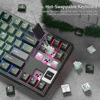 QK87 75% Keyboard with Multimedia Screen, QMK/VIA Wireless Gaming Keyboard - Image 3