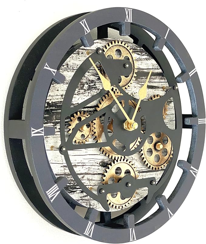 ImprovingLife The Gears Clock Desk Clock 10 inches - Image 5