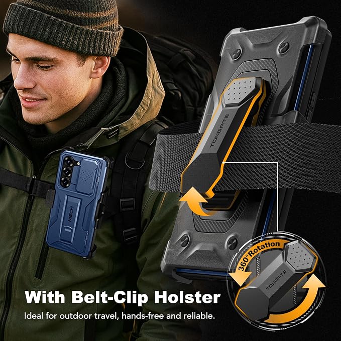 TONGATE for Z Fold 6 Case, Full-Body Military Drop Phone Case for Samsung - Image 8