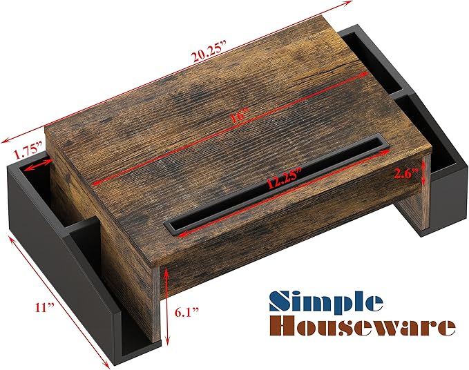 Simple Houseware Desk Monitor Stand Riser - Image 4