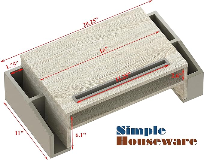 Simple Houseware Desk Monitor Stand Riser - Image 4