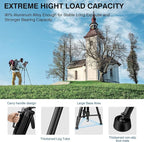 Tripod for Camera, Professional Heavy Duty Compact Camera Stand for Phone - Image 2