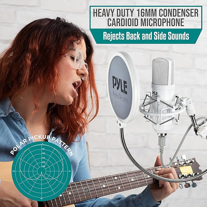 Pyle USB Condenser Microphone Streaming Kit - Image 4