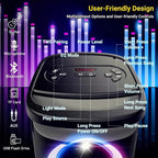 Portable Bluetooth Speaker: 160W Peak Powerful Loud Sound Deep Bass Wireless - Image 6
